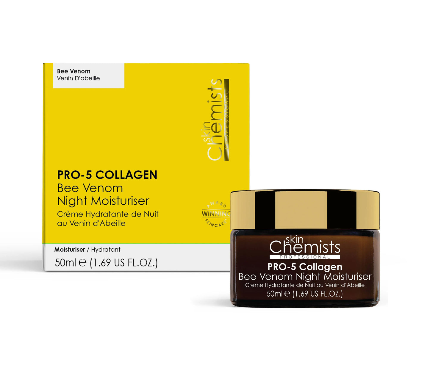 SC Pro-5 Collagen Bee Venom Night Moisturiser 50ml skinChemists