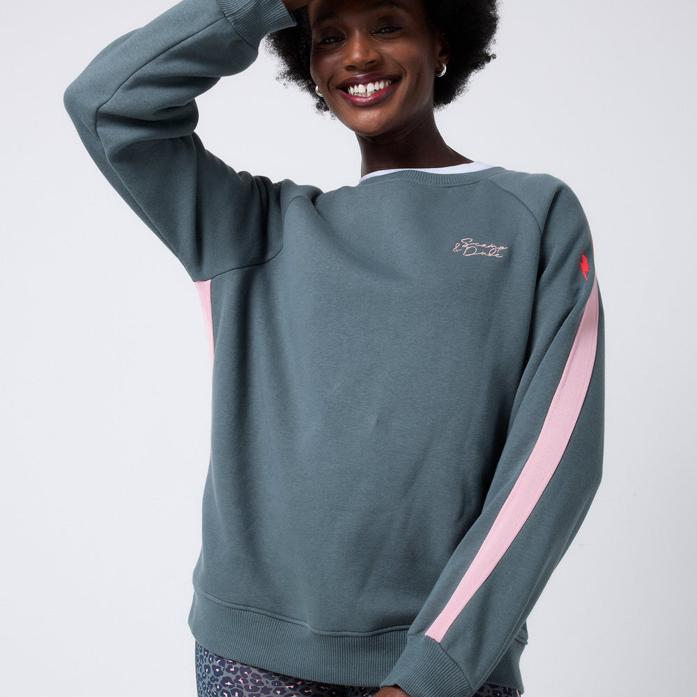 Colourblock Relaxed Sweatshirt Scamp & Dude
