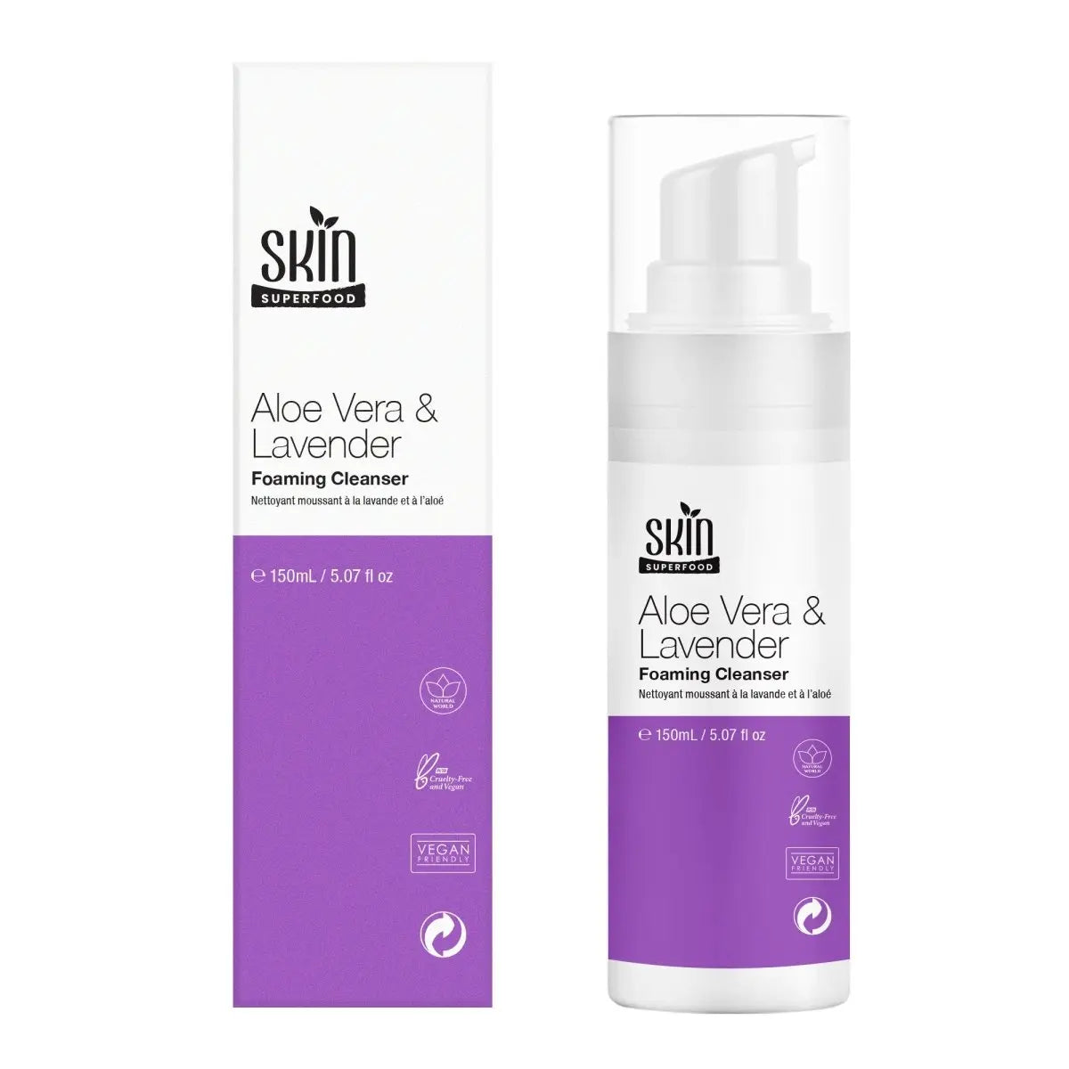 SF Aloe Vera & Lavendar Foaming Cleanser 150ml skinChemists