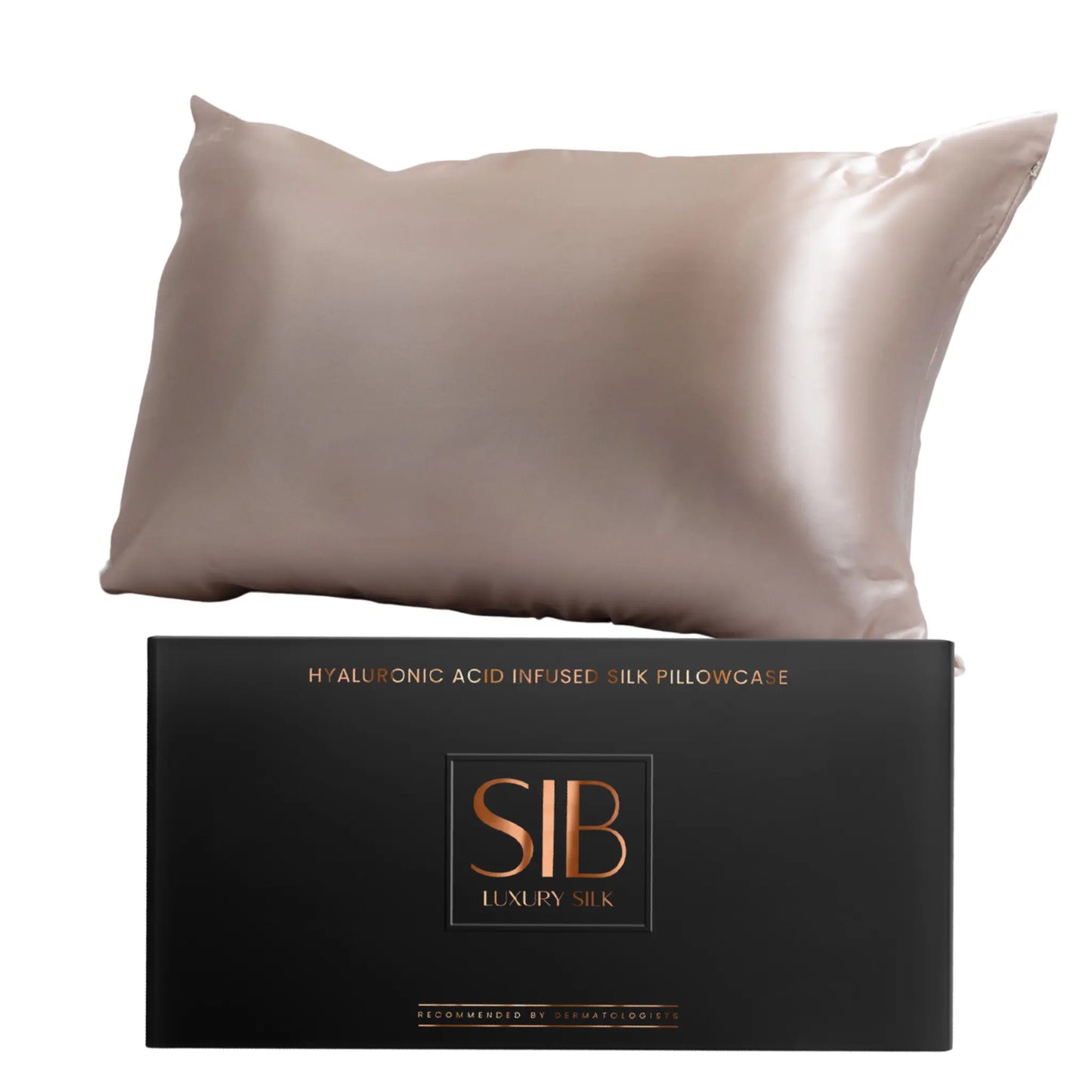 SIB® Hyaluronic acid infused silk pillowcase Sleep In Beauty