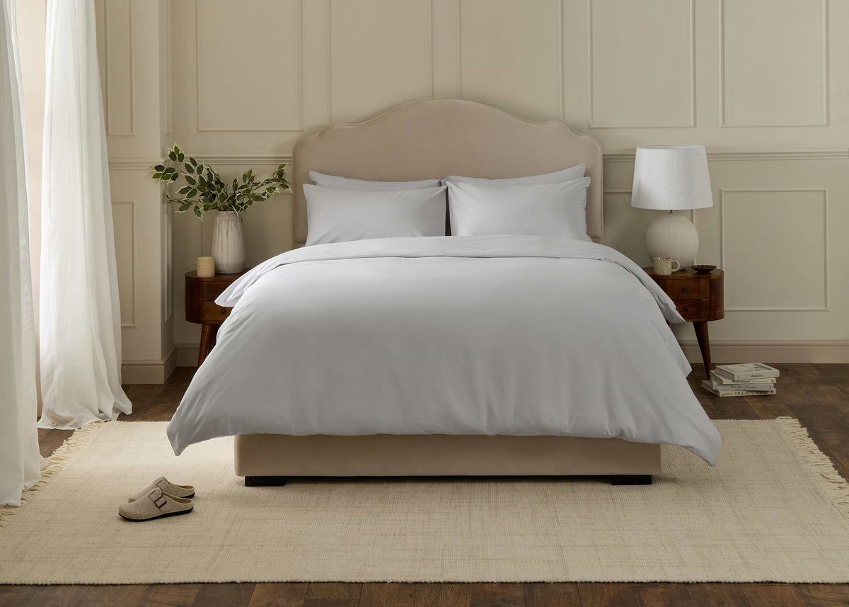 Cloud Grey Cotton Percale Bedding Bundle - image 2