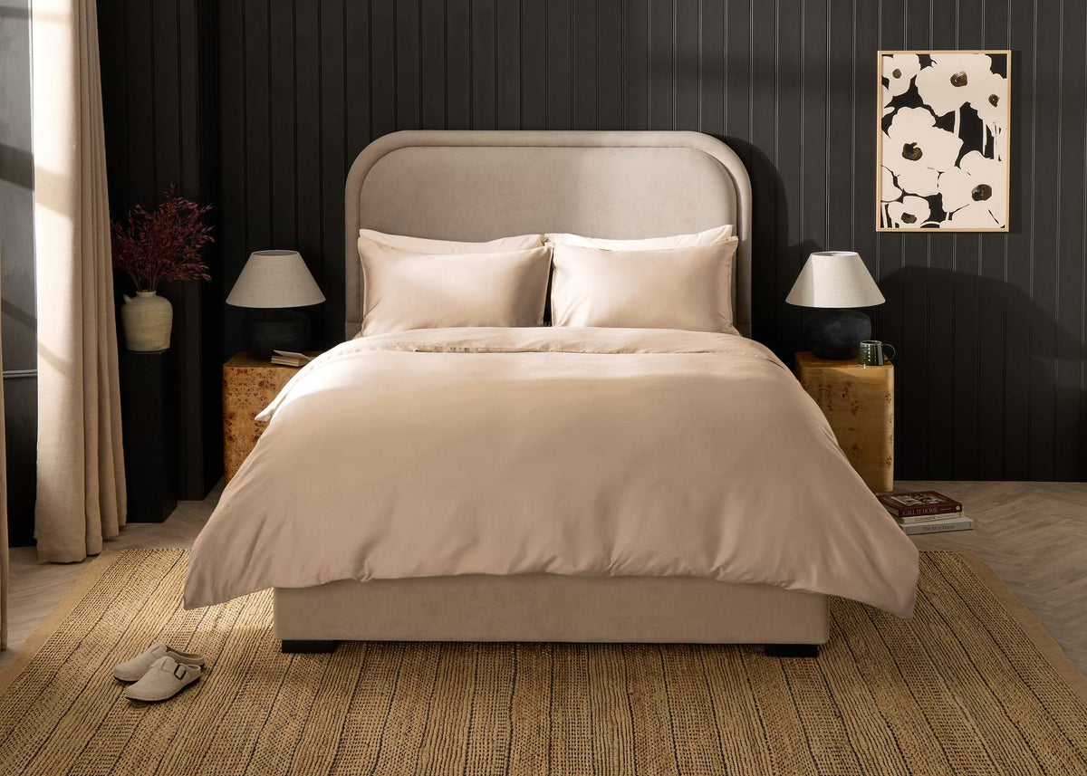 Light Cappuccino Egyptian Cotton Duvet Cover - image 4