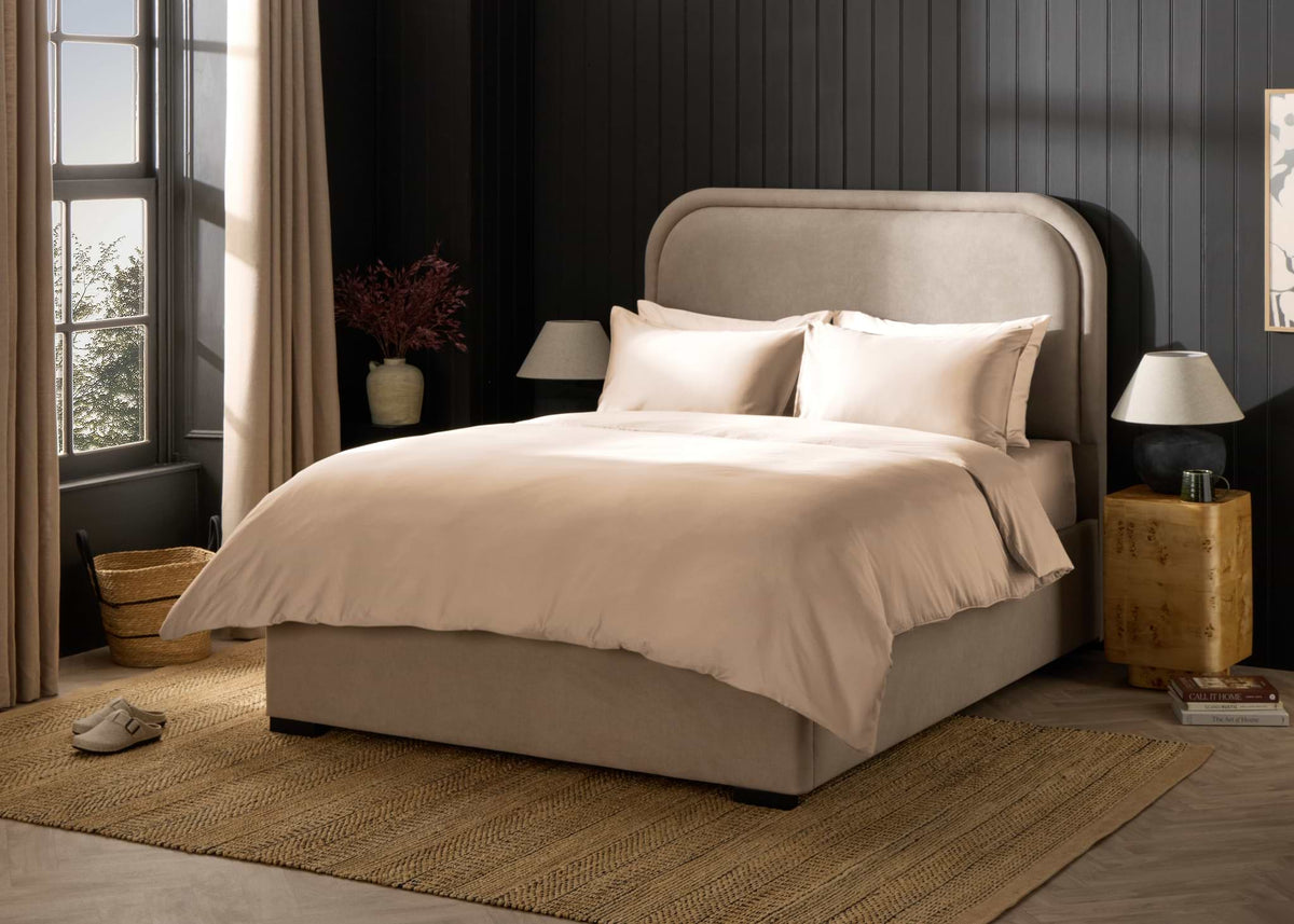 Light Cappuccino Egyptian Cotton Duvet Cover - image 2