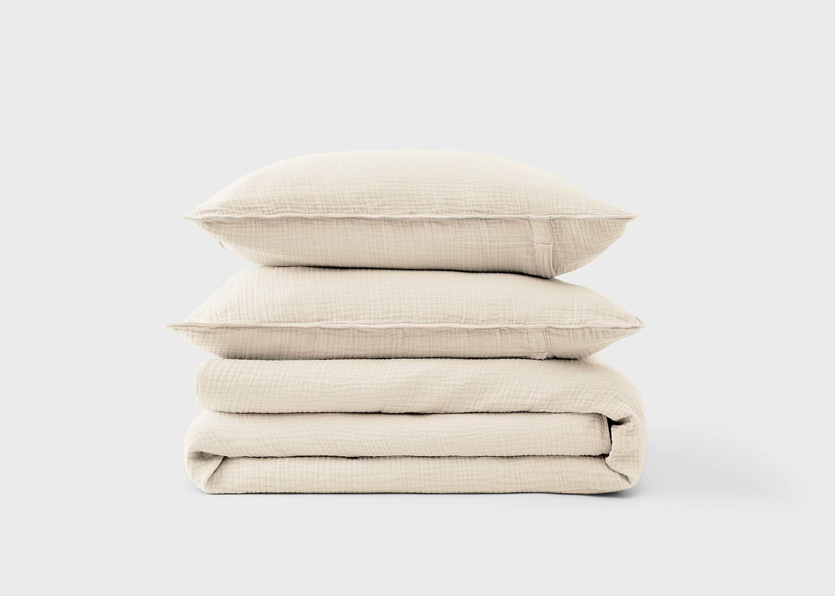 Soft Oat Soft Muslin Bedding Set - image 3