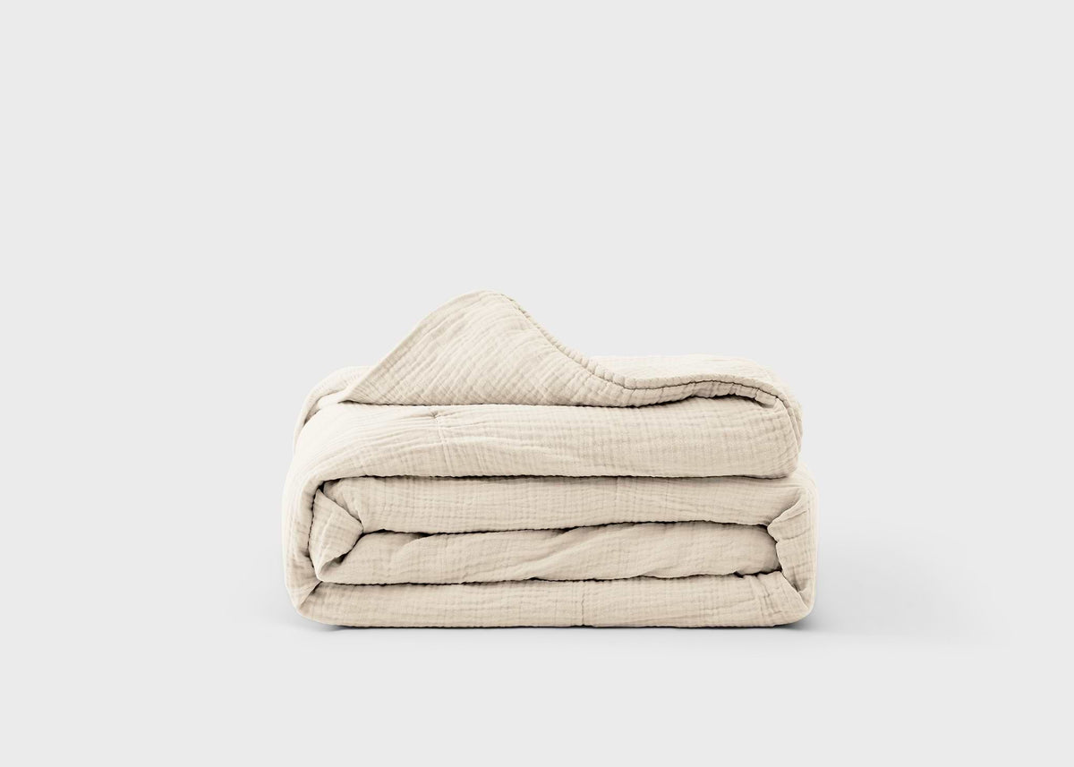 Soft Oat Soft Muslin Quilted Throw - image 3