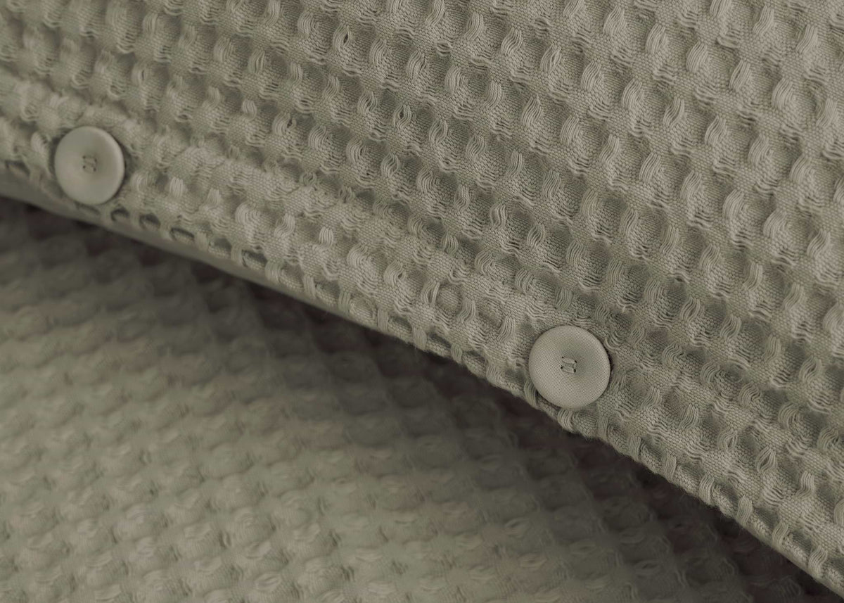 Sage Green Waffle Cotton Bedding Set - image 7