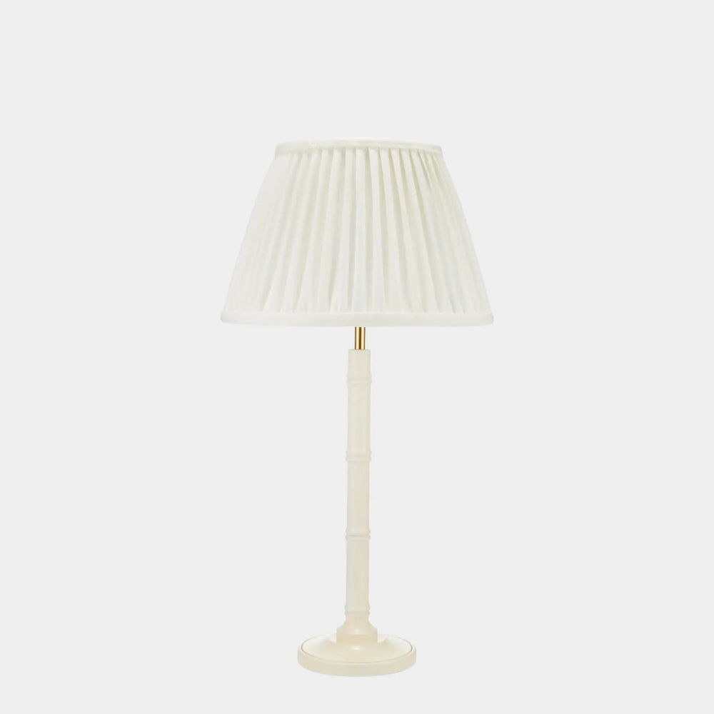 SMALL BAMBOO LACQUERED LAMPSHADE in CREAM ROSANNA LONSDALE