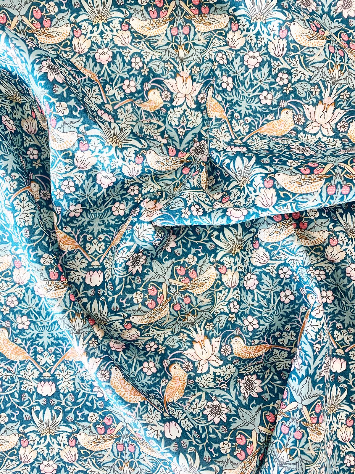 STRAWBERRY THIEF Liberty Fitted Sheet Coco & Wolf