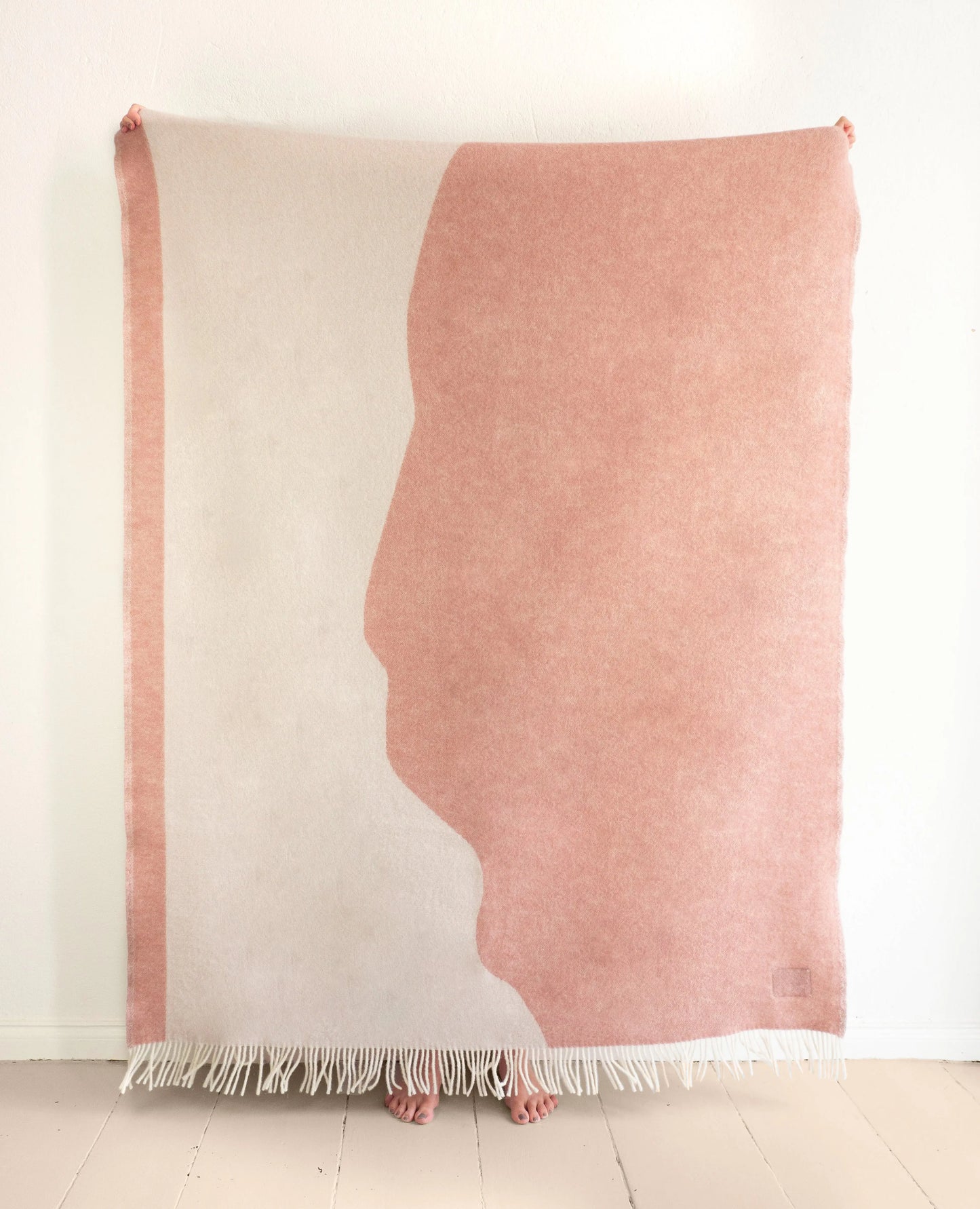 STREAM Pink Blanket Forestry Wool