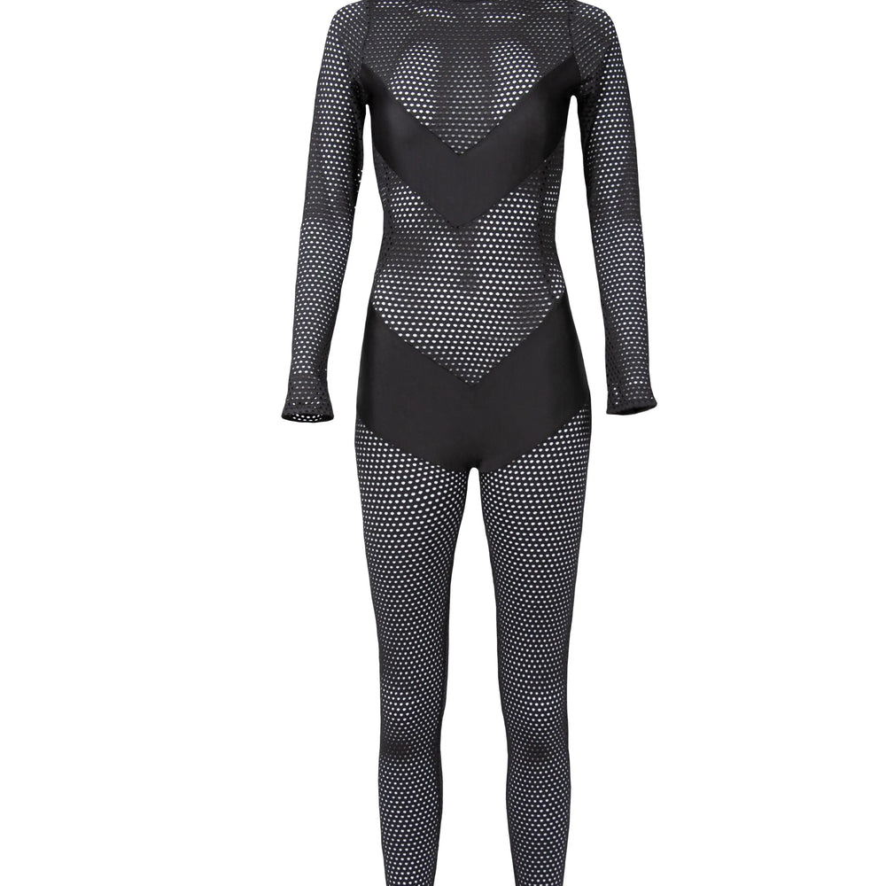 STRECH NET JUMPSUIT - BANDS DECORATIVE numbatsport