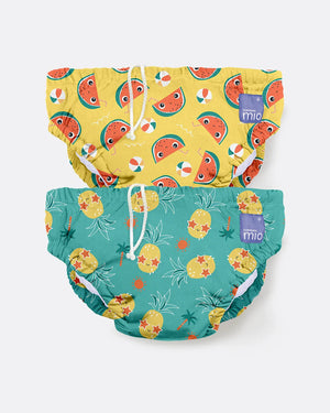 melon and pineapple