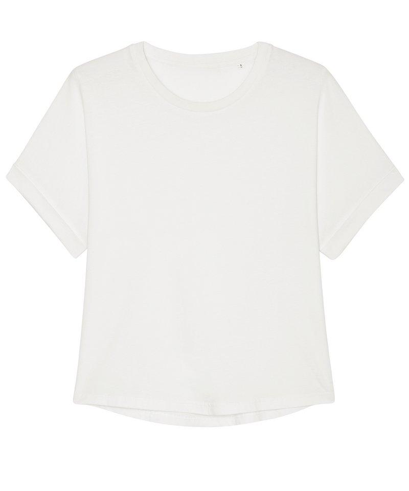 Organic Garment Dyed Roll Sleeve T-shirt: Womens Earth Wardrobe