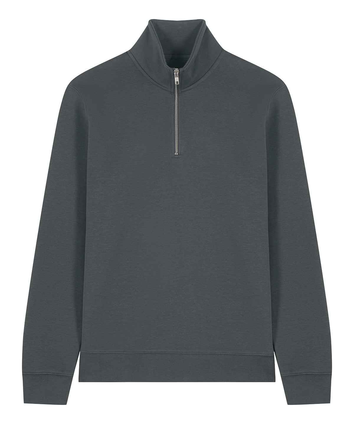 Organic Zip Neck Sweatshirt: Unisex Earth Wardrobe
