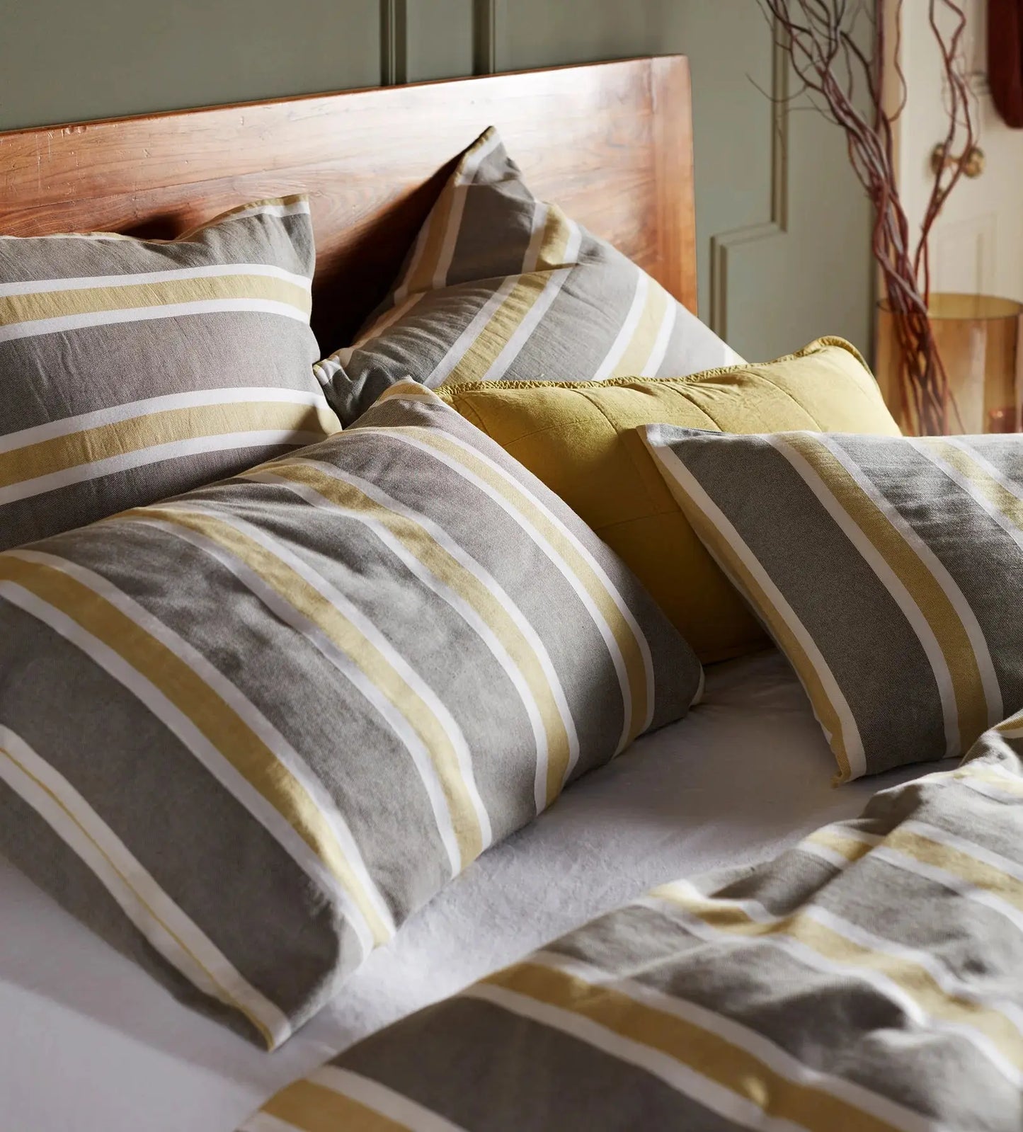 Sadie Stripe 100% Organic Cotton Bed Linen The Secret Linen Store