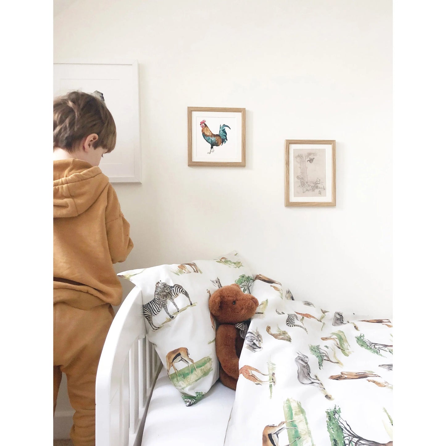 Safari Animals Children's Bedding Set Katie Hipwell Design