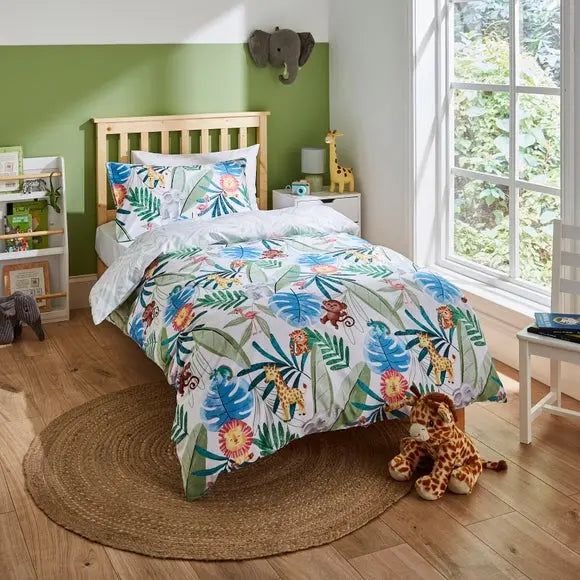 Safari Duvet Cover & Pillowcase Set Dunelm