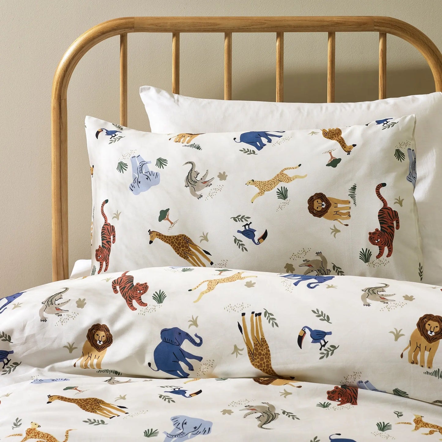 Safari Organic Cotton Duvet Cover & Pillowcase Kabode