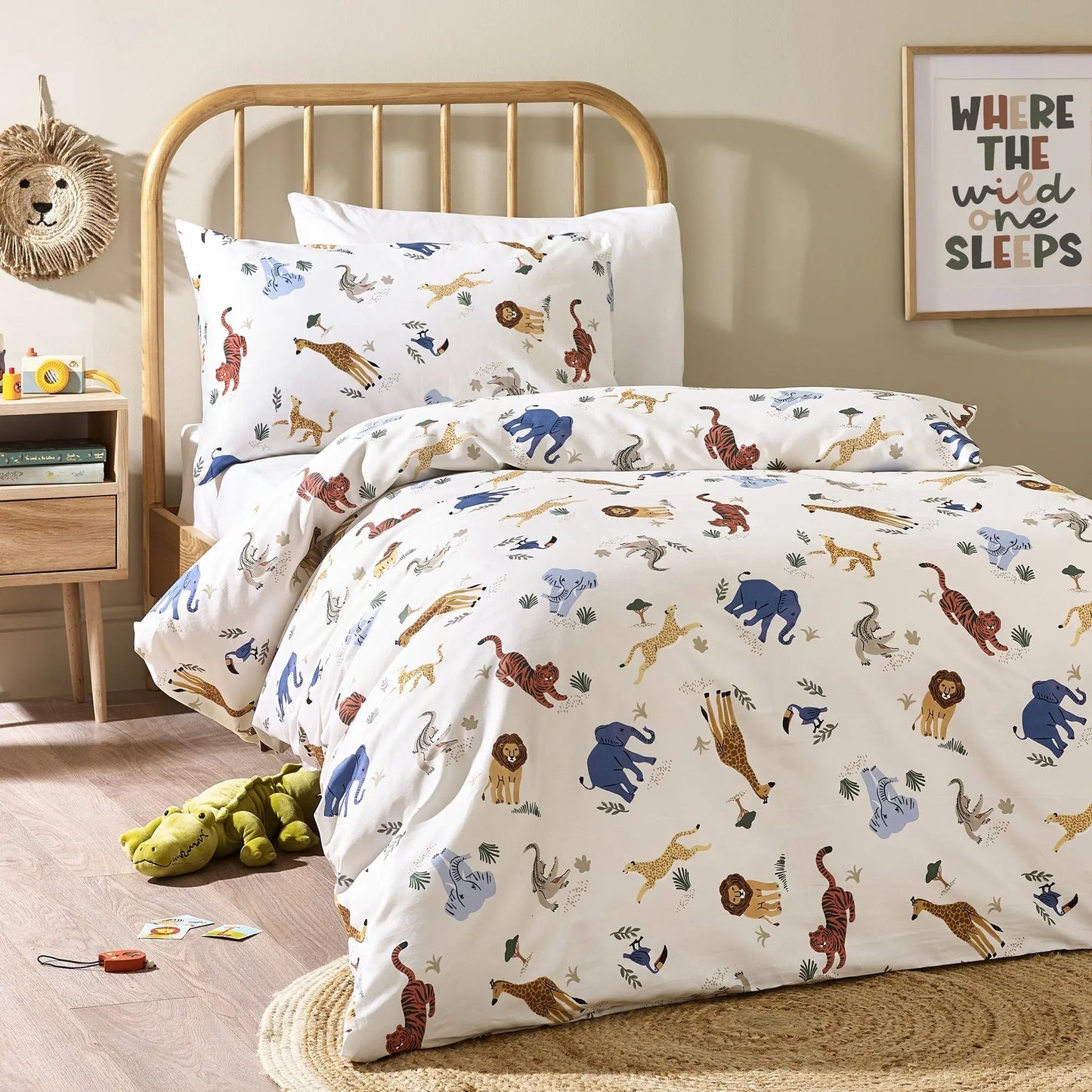 Safari Organic Cotton Duvet Cover & Pillowcase Kabode