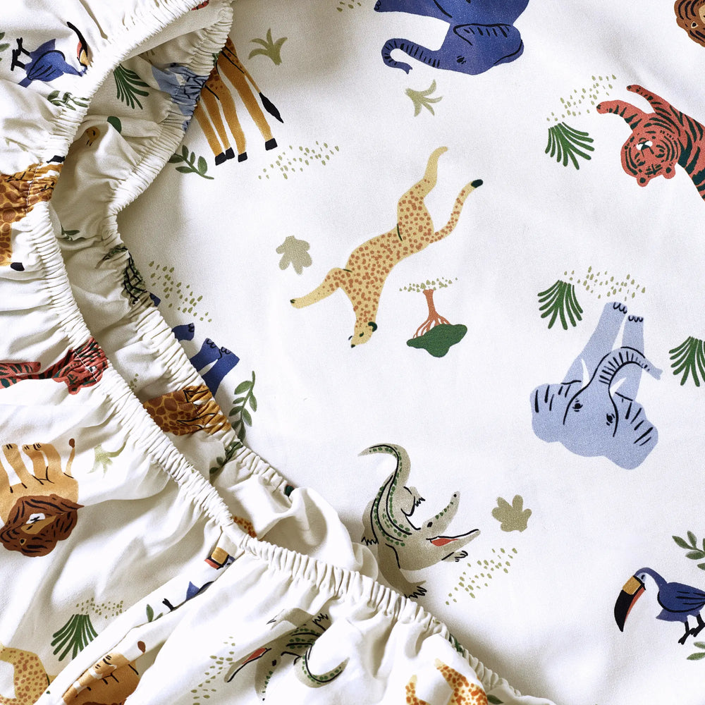 Safari Organic Cotton Fitted Sheet Kabode
