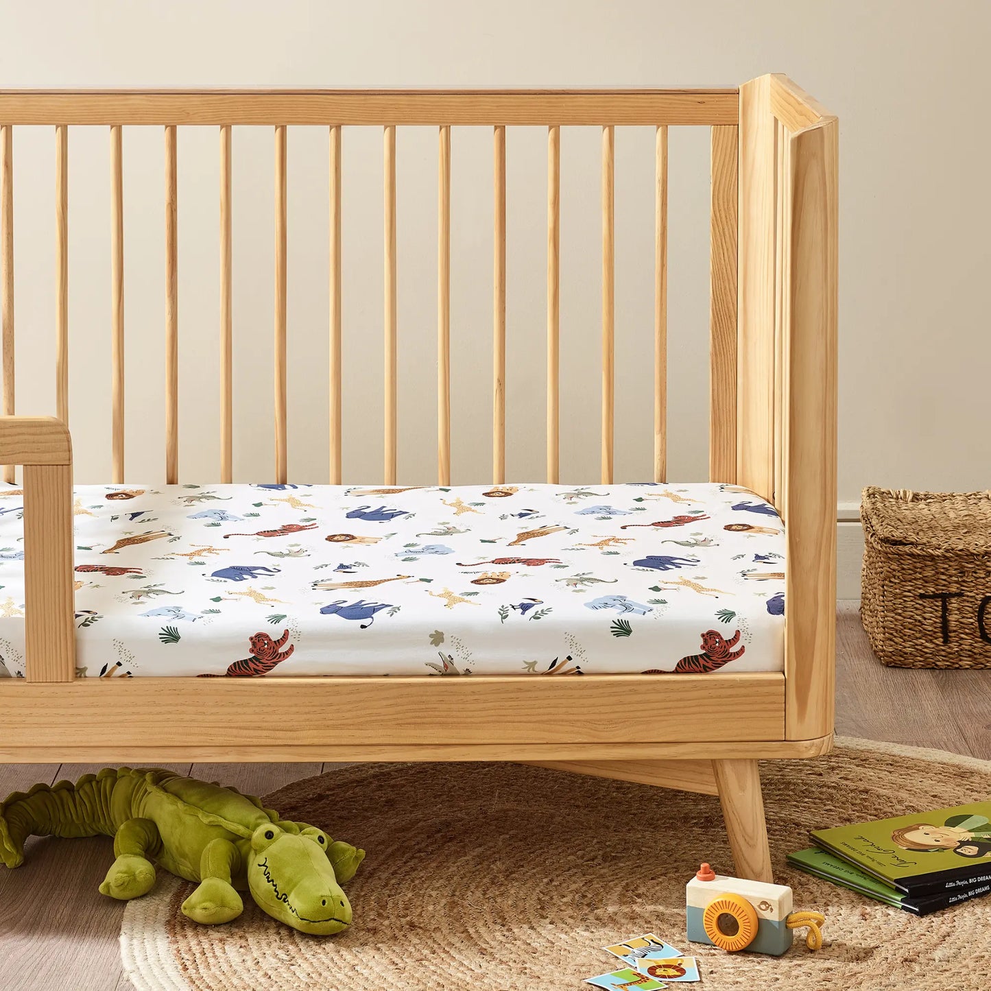 Safari Organic Cotton Fitted Sheet Kabode