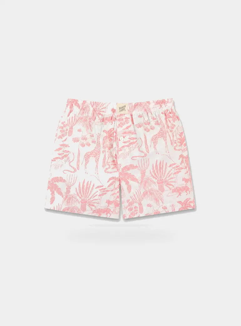 Safari Pink Mens Boxer Shorts Woodstock Laundry