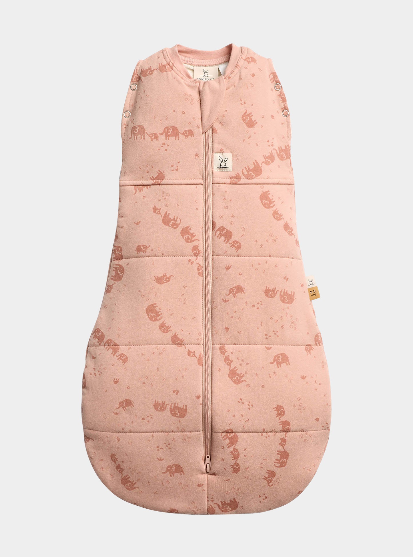 Organic Winter Cocoon Swaddle Sleeping Bag - Elephant Parade 2.5 TOG ergoPouch
