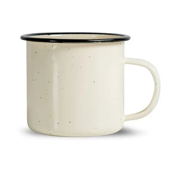 Sagaform Doris Enamel Mug 35 Cl Beige Sagaform