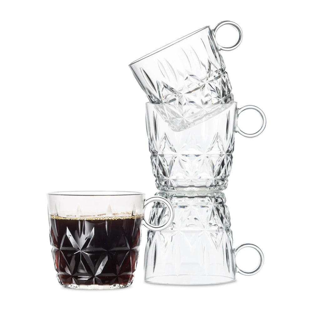 Sagaform Picknick Coffee Cup 4-Pack Clear Sagaform