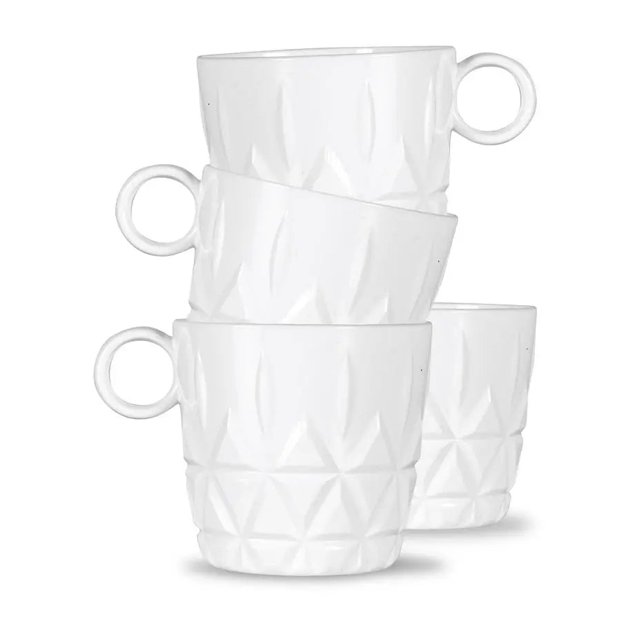 Sagaform Picknick Coffee Cup 4-Pack White Sagaform