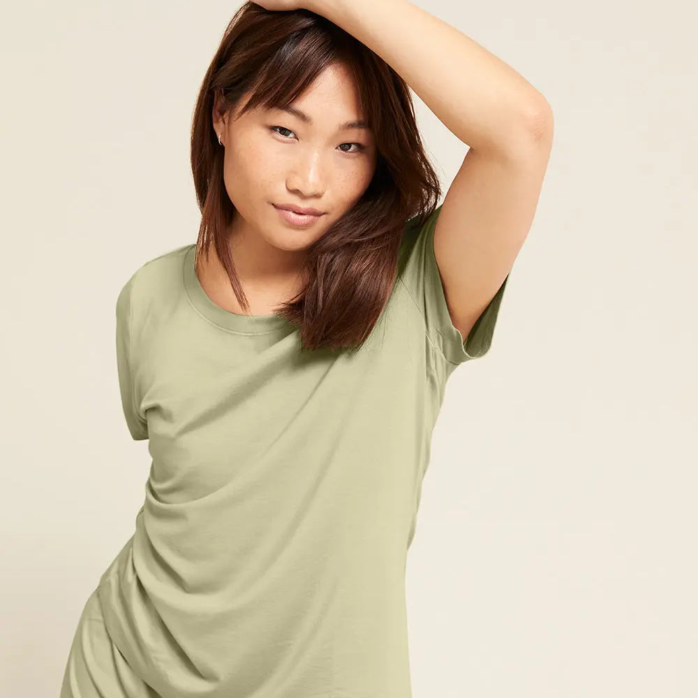 Sage Goodnight Women's Bamboo Sleep Tee Boody