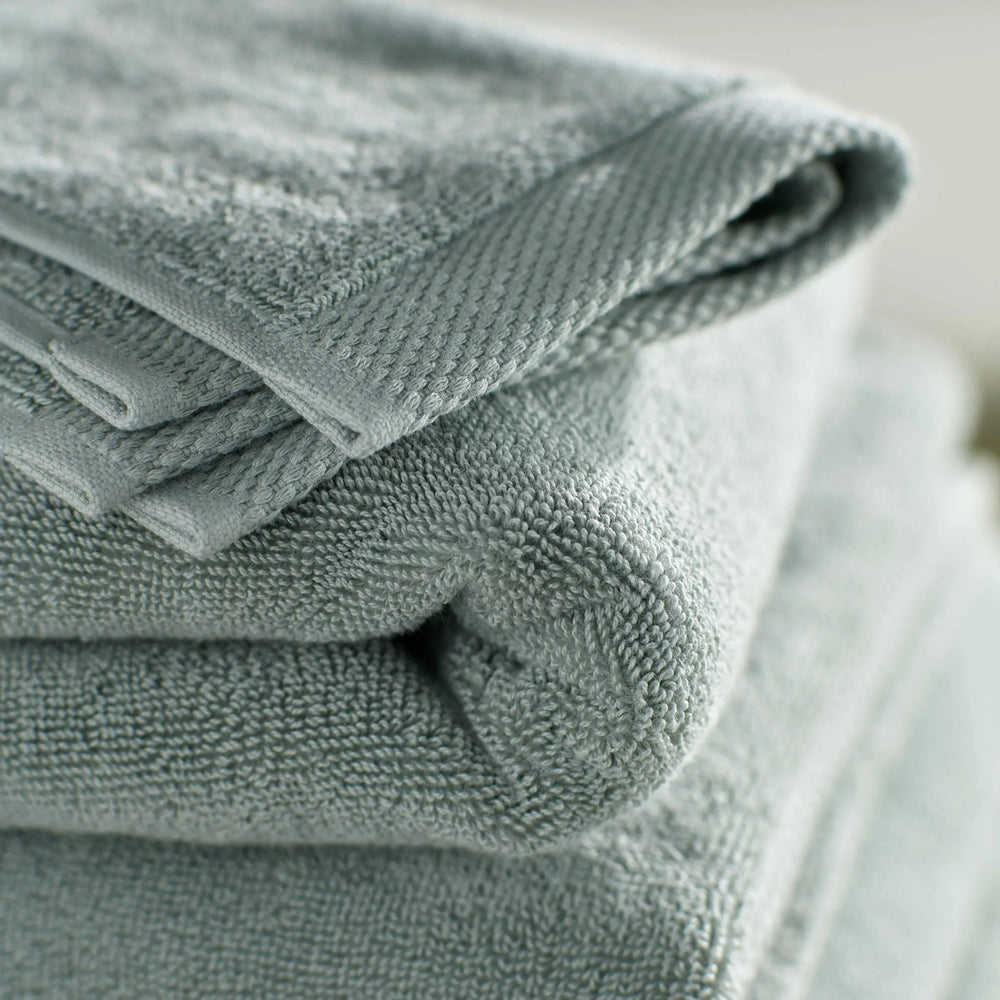 Sage Green Luxury Organic 100% Cotton Towels The Secret Linen Store
