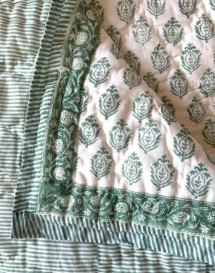 Sage Green Quilt WooWoo London
