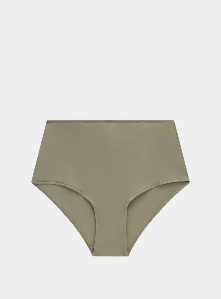 Sage Green Stretch High Waisted Brief Nudea