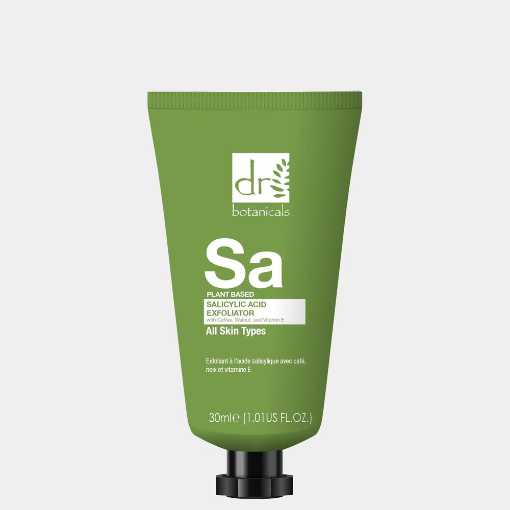 Salicylic Acid Exfoliator with Coffee, Walnut & Vitamin E 30ml Dr Botanicals