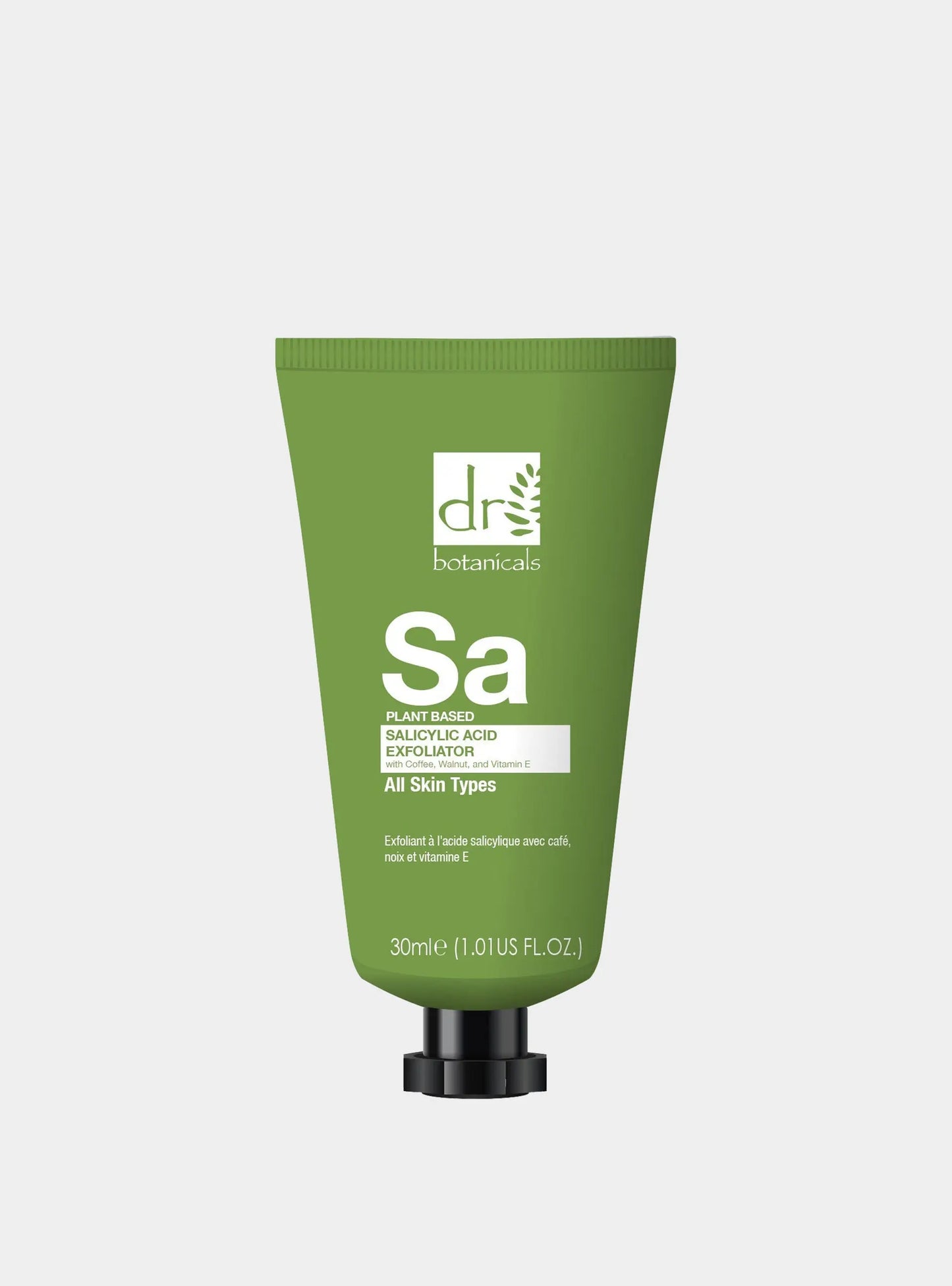 Salicylic Acid Exfoliator with Coffee, Walnut & Vitamin E 30ml Dr Botanicals
