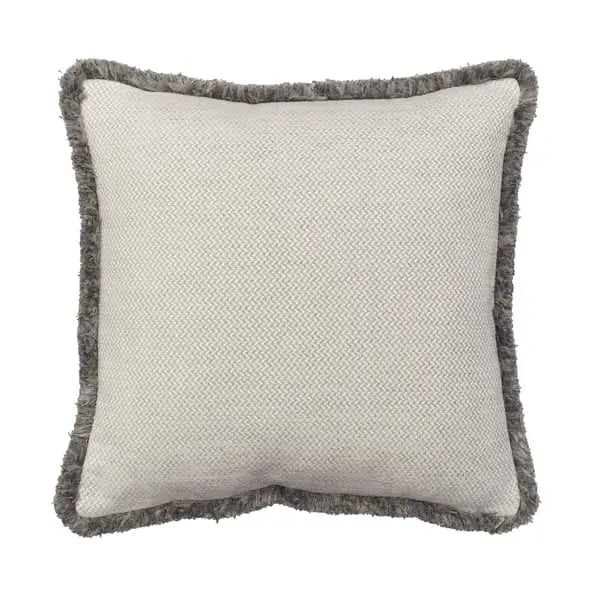 Sanremo Marble, Sustainable Feather, Cushion Sophie Paterson With Trim/Fringe & Cotton Blend & Linen Blend & Viscose Blend Plain & Pla Andrew Martin