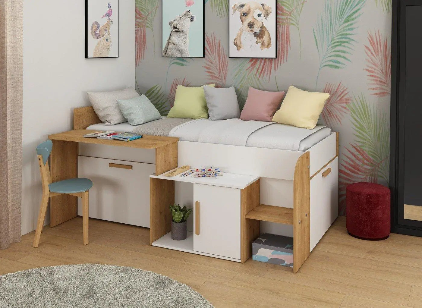 Sasha Cabin Bed - White Dreams