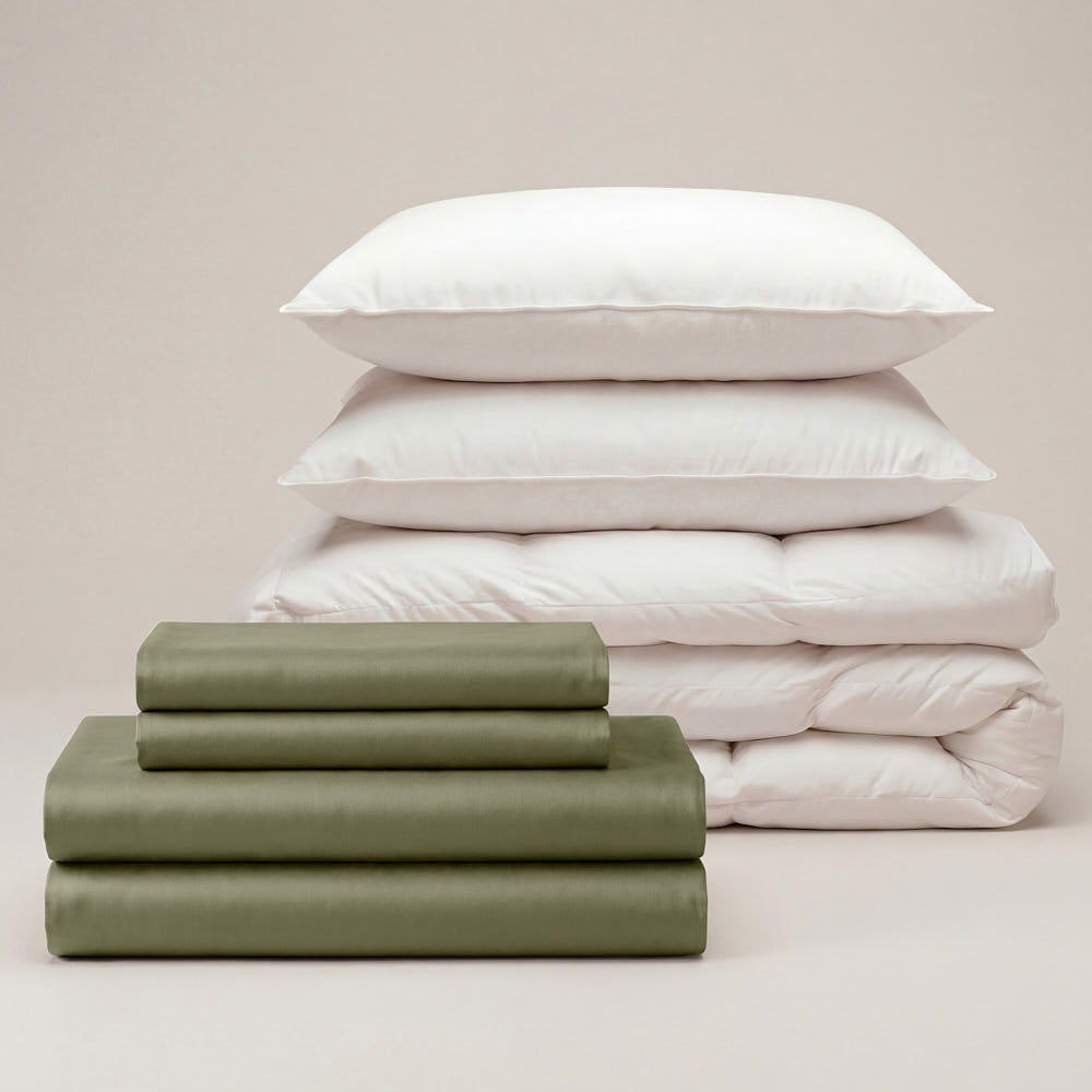 Sateen Move-In Bedding Set bedable