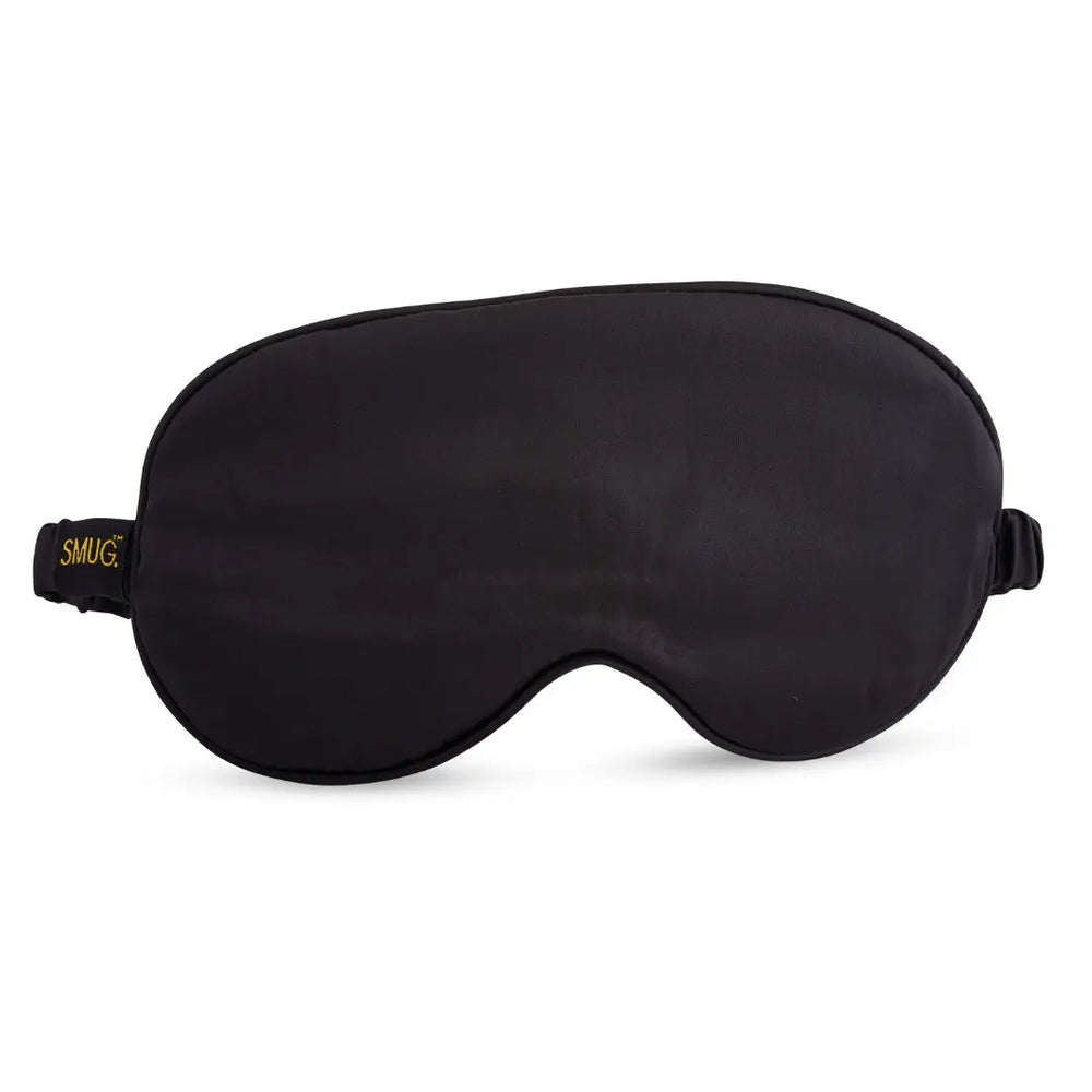 Satin Sleep Mask - Black SMUG