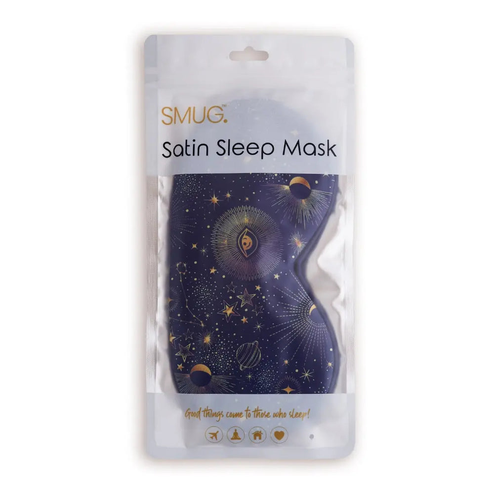 Satin Sleep Mask - Blue Celestial SMUG
