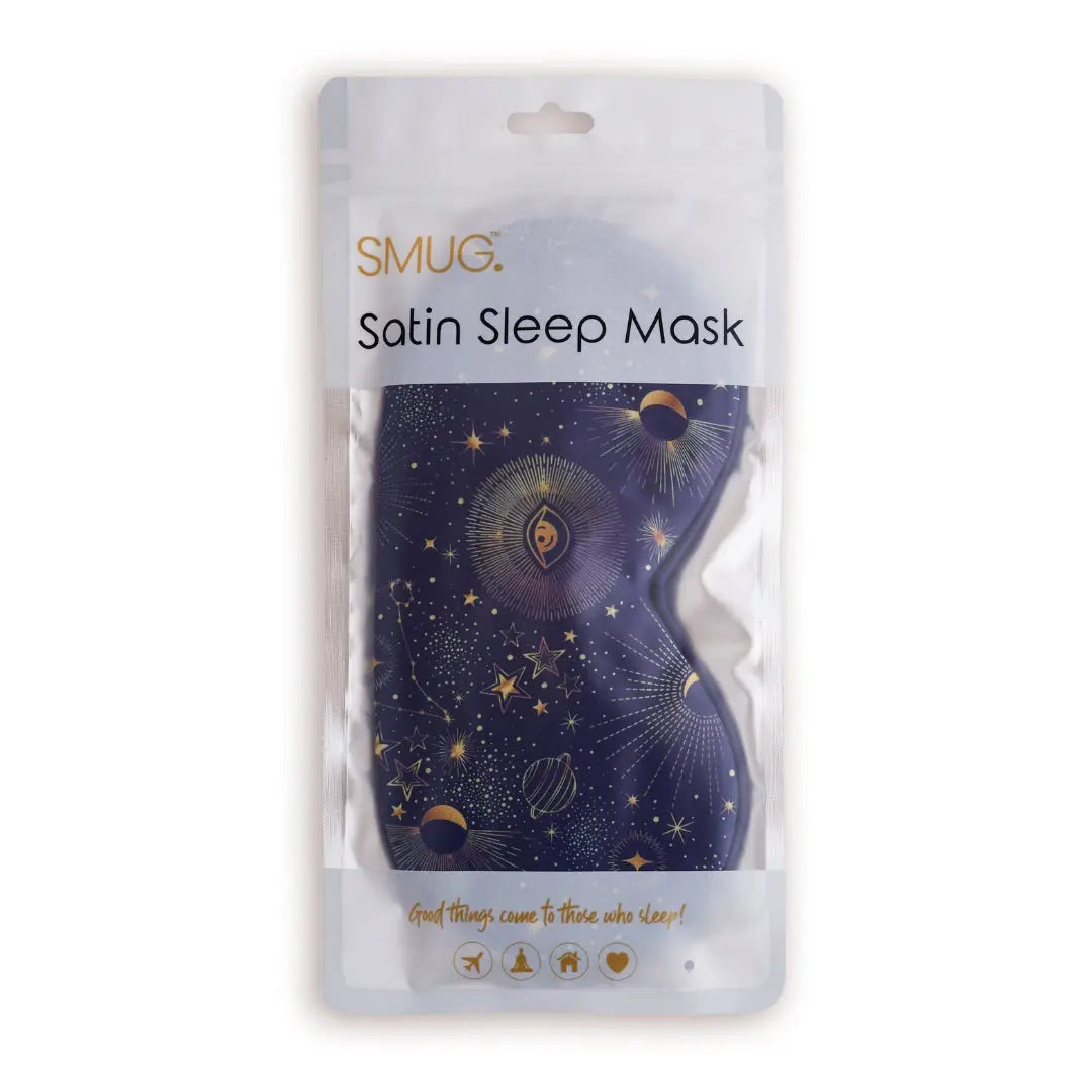 Satin Sleep Mask - Blue Celestial SMUG