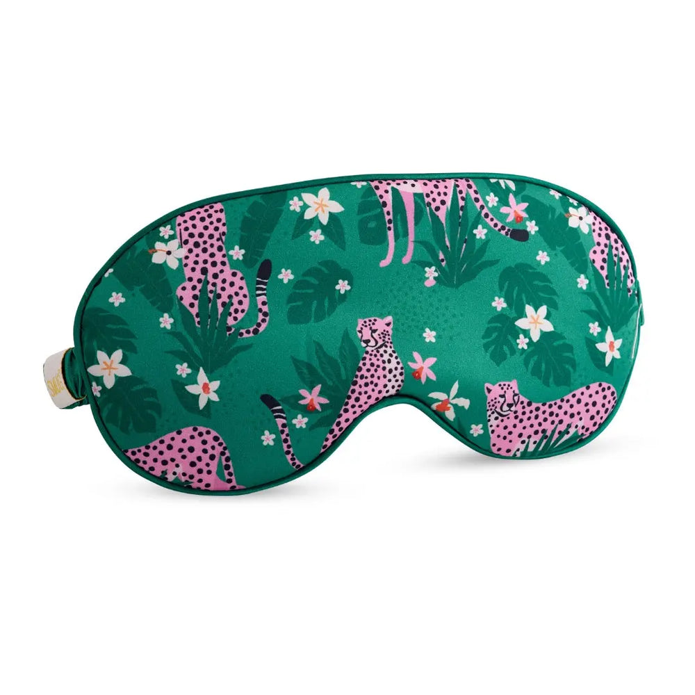 Satin Sleep Mask - Cheetah Print SMUG