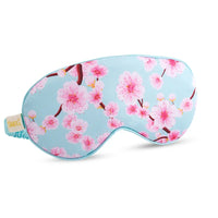 Satin Sleep Mask - Cherry Blossom Print SMUG