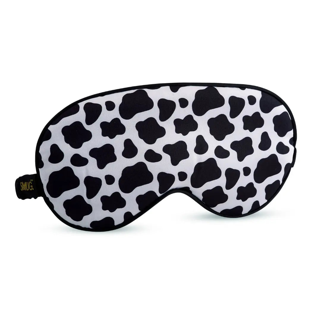 Satin Sleep Mask - Cow Print SMUG
