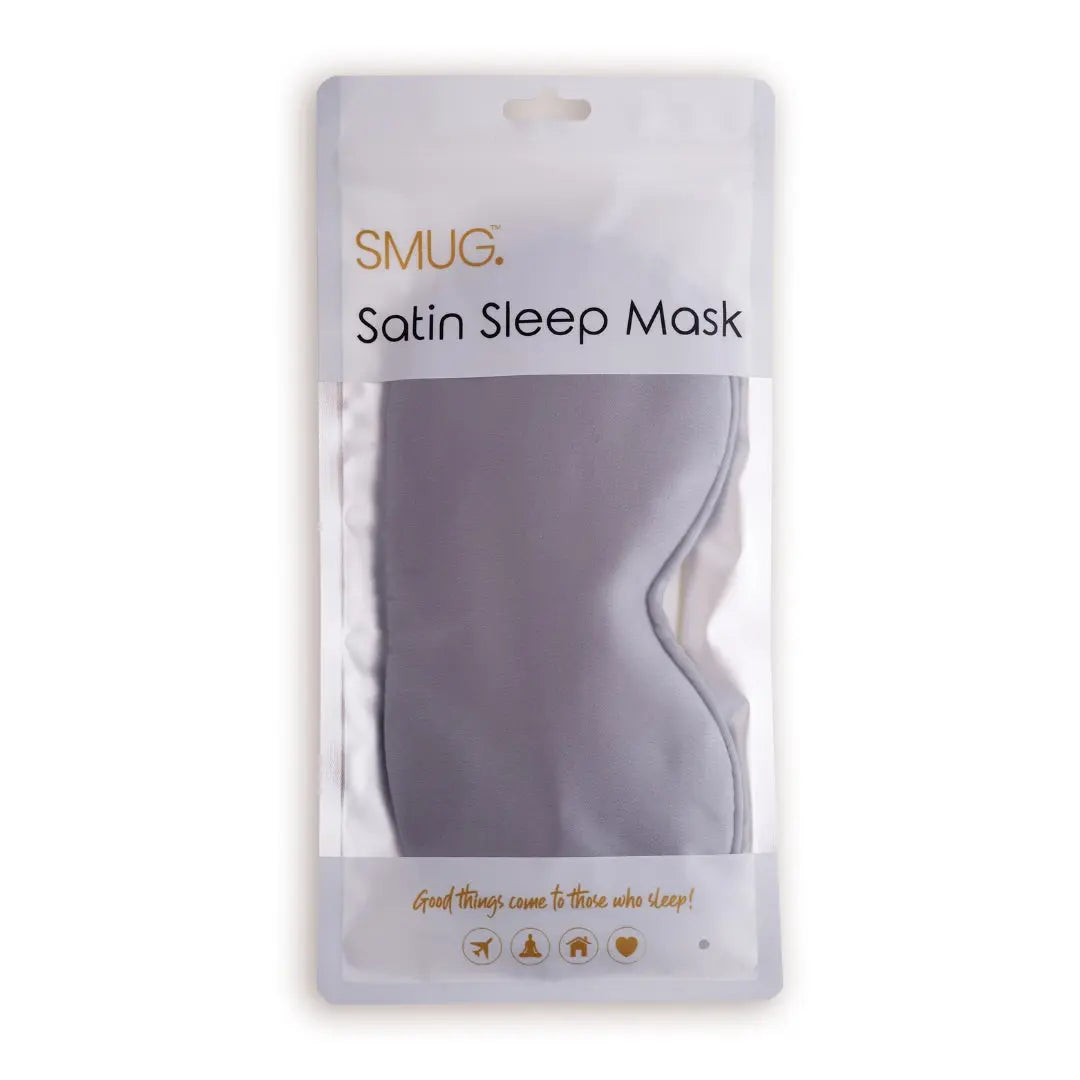 Satin Sleep Mask - Grey SMUG