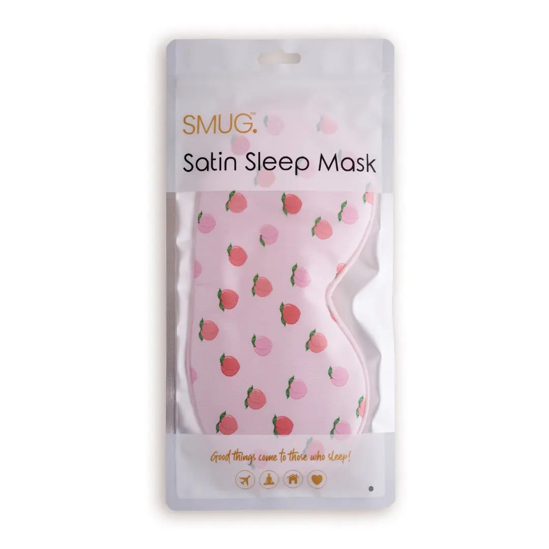 Satin Sleep Mask - Peachy Print SMUG