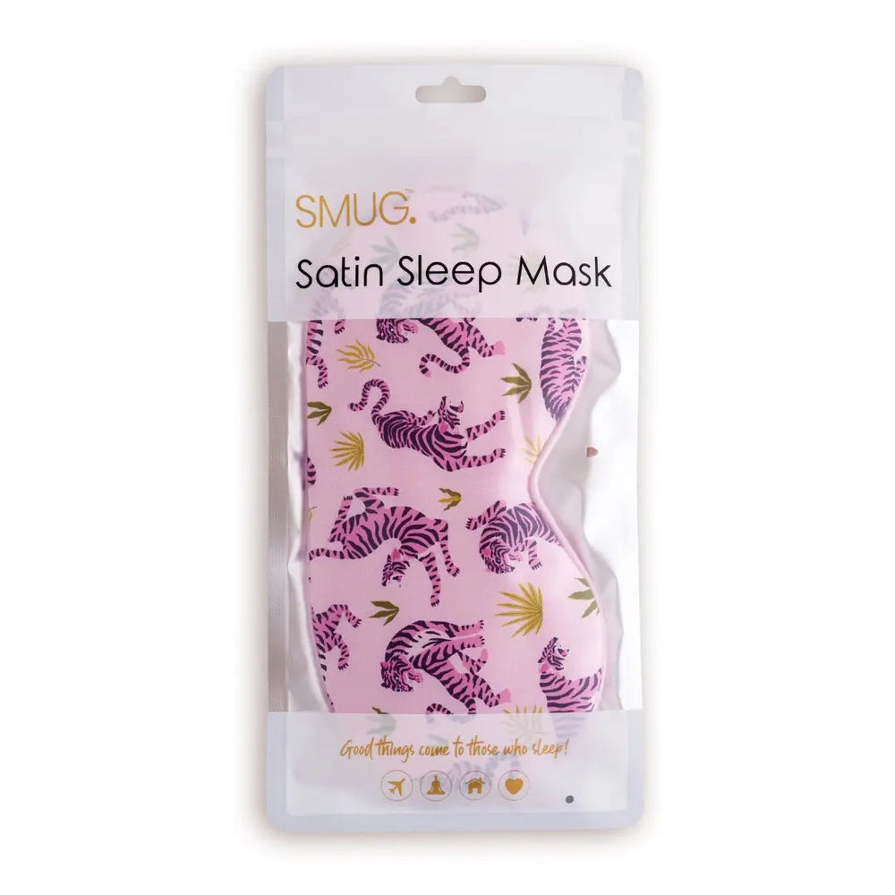Satin Sleep Mask - Pink Tiger SMUG