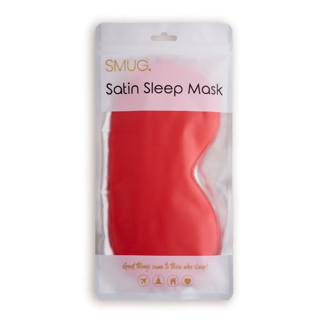 Satin Sleep Mask - Red SMUG