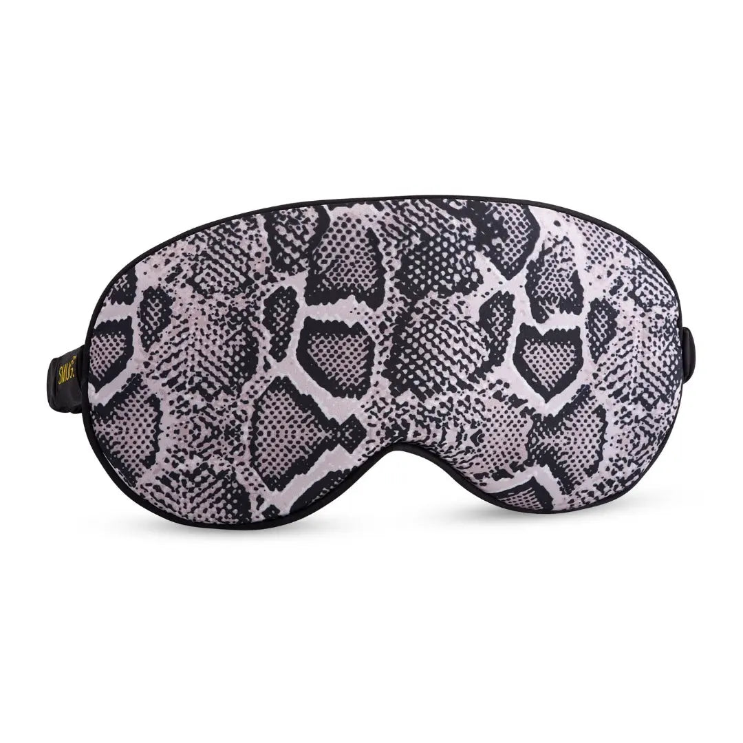 Satin Sleep Mask - Snake Print SMUG