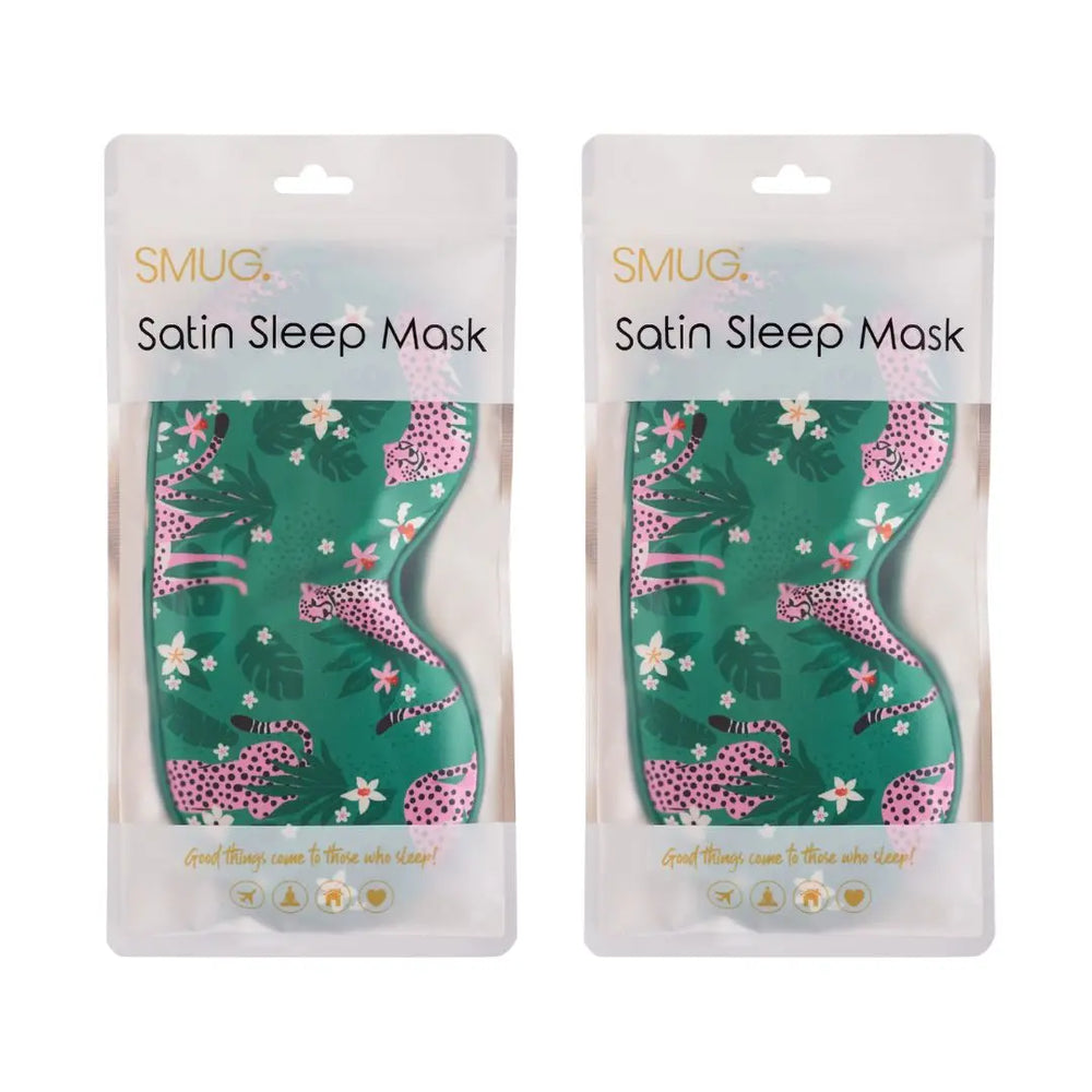 Satin Sleep Mask Twin Pack Sets - Various Designs SMUG